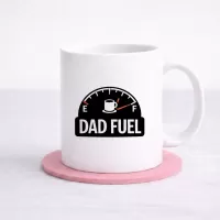 “Dad Fuel” Mug – Coffee Gauge Design