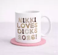 Customisable Dicks on a Mug