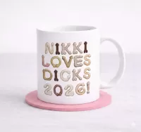 Customisable Dicks on a Mug