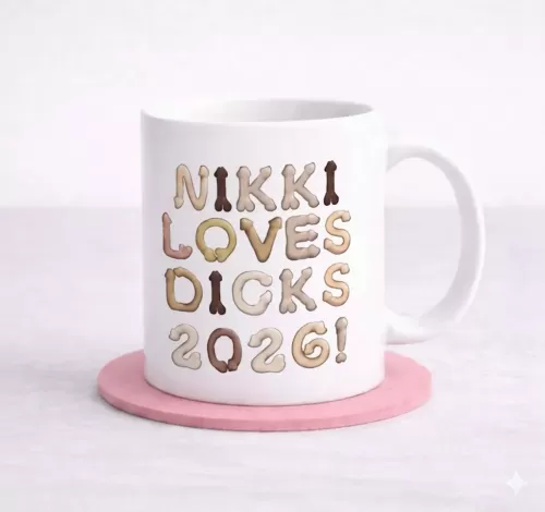 Customisable Dicks on a Mug