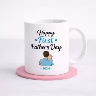 “Happy First Father’s Day 2026” Mug – A Moment to Remember