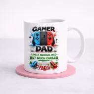 Gamer Dad Personalised Mug – Nintendo Style Design