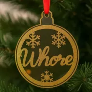 Adult Christmas Bauble - Whore