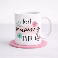 Best Mummy Ever Brush Stroke Mug
